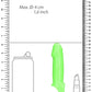 Glow Smooth Thick Stretchy Penis Sleeve Glow In The Dark