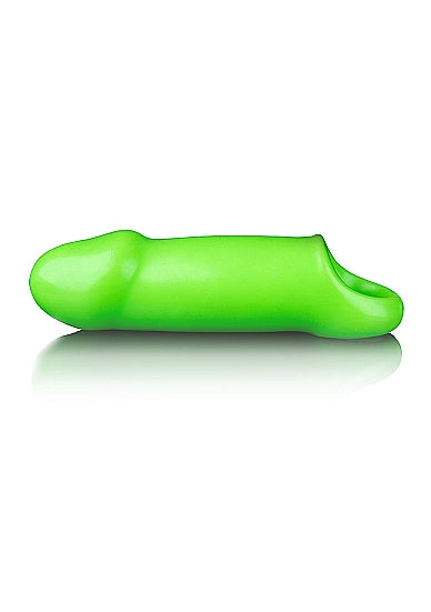 Glow Smooth Thick Stretchy Penis Sleeve Glow In The Dark