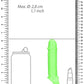 Glow Smooth Stretchy Penis Sleeve Glow In The Dark