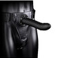 Ouch! Textured Curved Hollow Strap-on 8in
