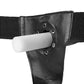 Ouch! Textured Curved Hollow Strap-on 8in