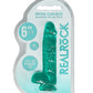 Realrock 6in Realistic Dildo W/ Balls Turquoise