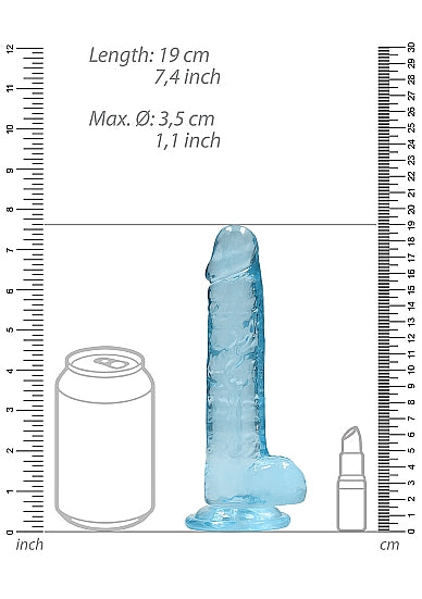 Realrock 7in Realistic Dildo W/ Balls