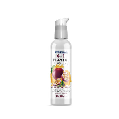 Swiss Navy 4 In 1 Playful Flavors Wild Passion Fruit 4oz