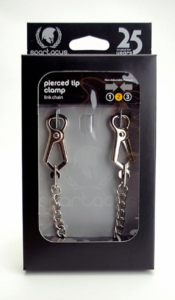 Pierced Clamp W/ Link Chain