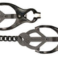 Black Butterfly Clamp W/link Chain