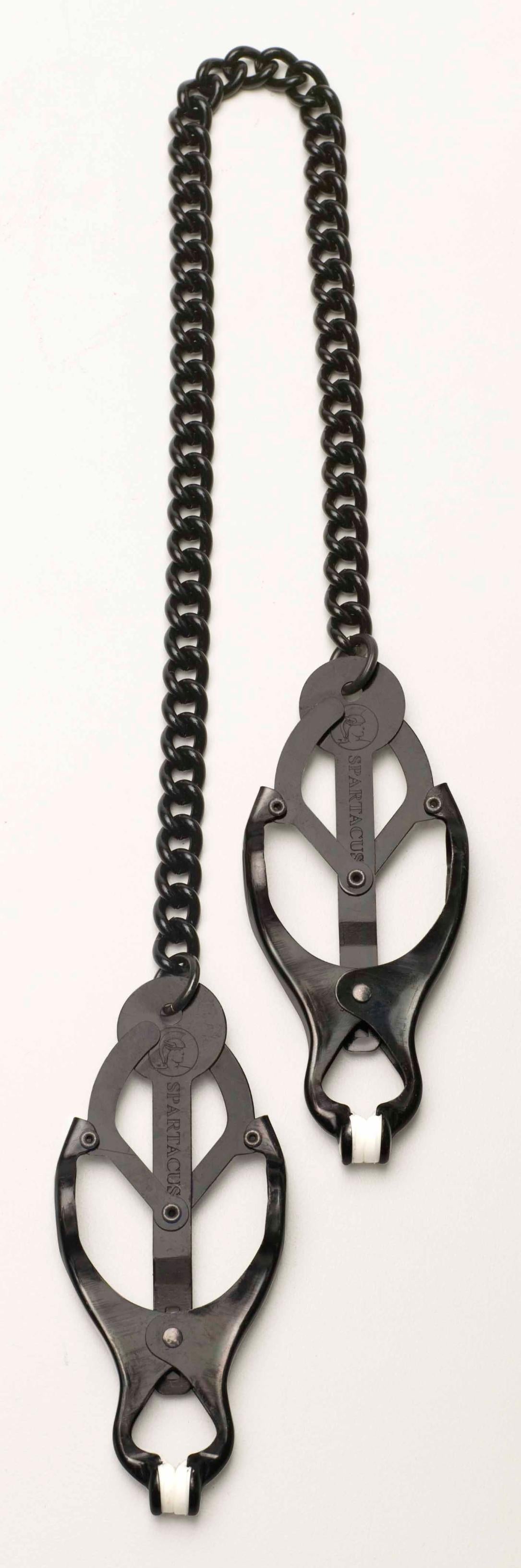 Black Butterfly Clamp W/link Chain