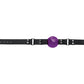 1 1/2 In Purple Ball Gag W/ Buckle