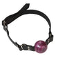 1 1/2 In Purple Ball Gag W/ Buckle