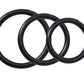 Black Steel C Ring Set