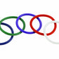 2in Soft C Rings Rainbow