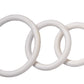 Nitrile Cock Ring Set-white