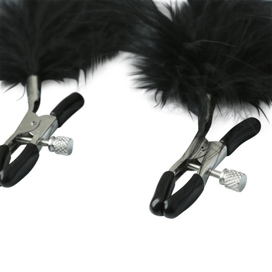 Sex & Mischief Feathered Nipple Clamps