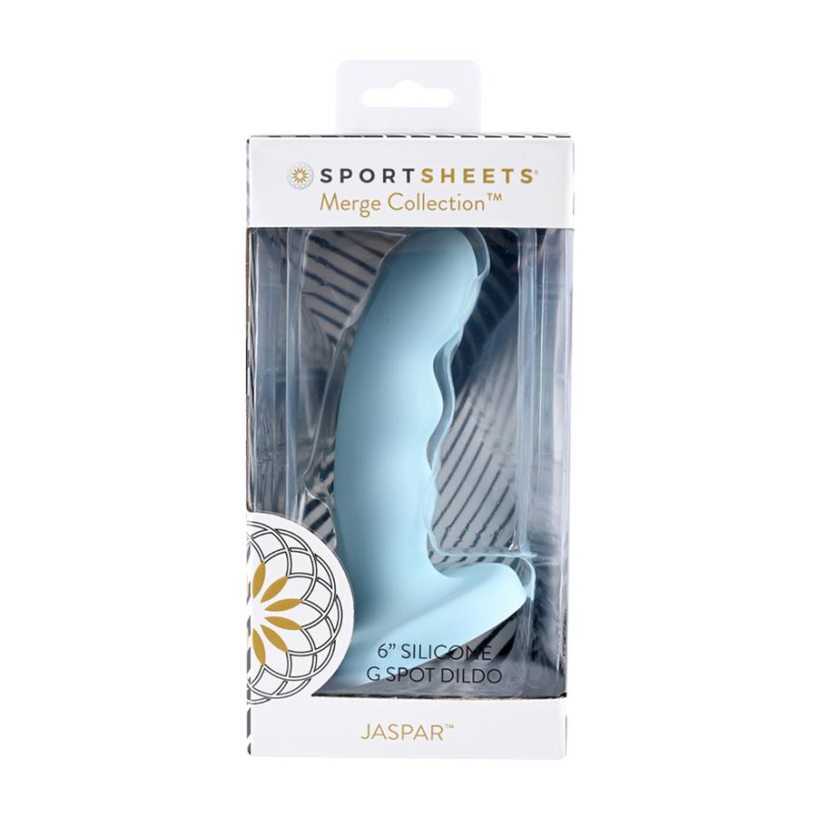 Jaspar 6in Silicone Dildo Blue