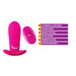 Viben Intrigue Panty Vibe W/ Pleasure Nubs Hot Pink