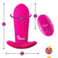 Viben Intrigue Panty Vibe W/ Pleasure Nubs Hot Pink