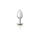 Cheeky Charms Round Rainbow Silver Plug