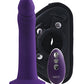 Vedo Diki Vibrating Dildo W/ Harness Deep Purple