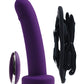 Vedo Strapped Rechargeable Strap On Deep Purple