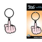 Middle Finger Keychain