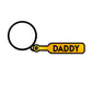 Daddy Paddle Keychain
