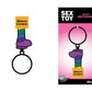 Rainbow Dildo Keychain