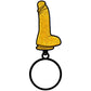 Gold Glitter Dildo Keychain