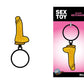 Gold Glitter Dildo Keychain