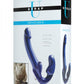 Strap U Revolver Strapless Strap On Dildo Blue