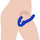 Strap U Revolver Strapless Strap On Dildo Blue