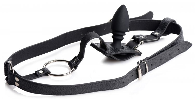 Strict Male Harness W/silicone Butt Plug