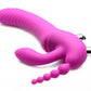 Strap U Regal Rider Vibrating Strapless Strap On Triple G Dildo
