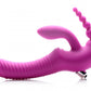 Strap U Regal Rider Vibrating Strapless Strap On Triple G Dildo