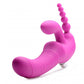 Strap U Regal Rider Vibrating Strapless Strap On Triple G Dildo