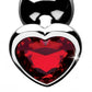 Booty Sparks Red Heart Gem Anal Plug