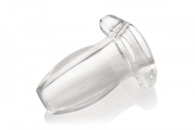 Master Series Peephole Clear Hollow Anal Plug