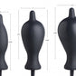 Master Series Dark Inflator Silicone Anal Plug