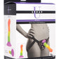 Strap U Proud Rainbow Silicone Dildo W/ Harness
