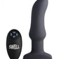 Swell 10x Silicone Inflatable & Vibrating Curved Anal Plug