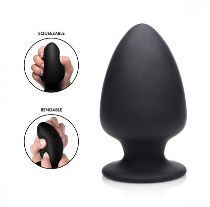 Squeeze-it Silexpan Anal Plug Black