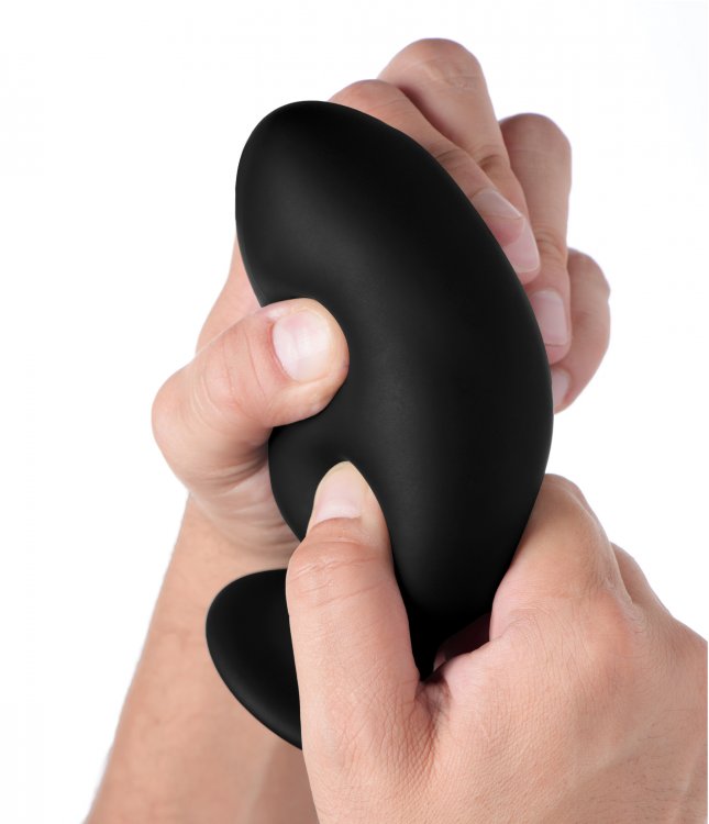 Squeeze-it Silexpan Anal Plug Black