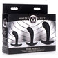 Master Series Dark Delights 3pc Curved Silicone Anal Trainer Set