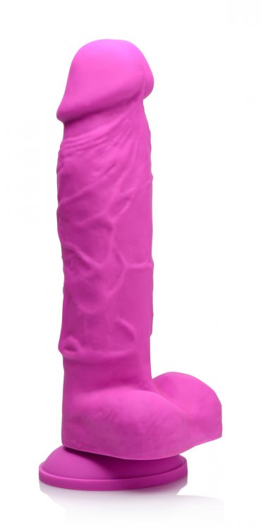 Strap U Power Pecker 7in Dildo Silicone W/ Balls