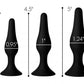 Master Series Triple Spire Tapered Silicone Anal Trainer 3pc Set