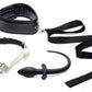 Tailz Puppy Play Set Silicone Bone Gag Tail Anal Plug & Collar