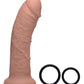 Strap U Brazen 8in Silicone Dildo W/ Harness