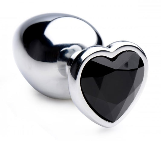 Booty Sparks Black Heart Gem Anal Plug