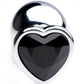 Booty Sparks Black Heart Gem Anal Plug