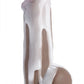 Loadz 7in Dual Density Squirting Dildo Dark