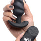 Bang! 21x Vibrating Silicone Swirl Butt Plug W/ Remote
